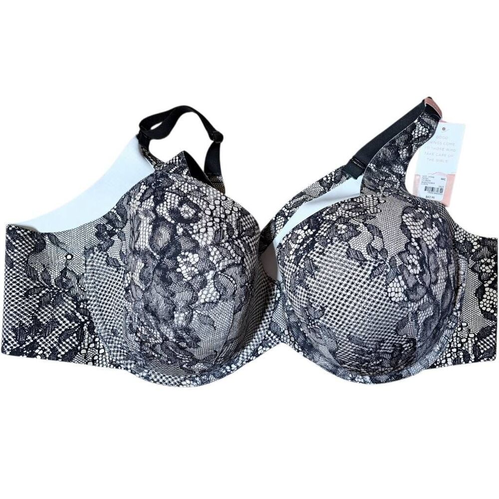 Cacique Women's Plus Size Lightly Lined Balconette Bra size 46C NWT